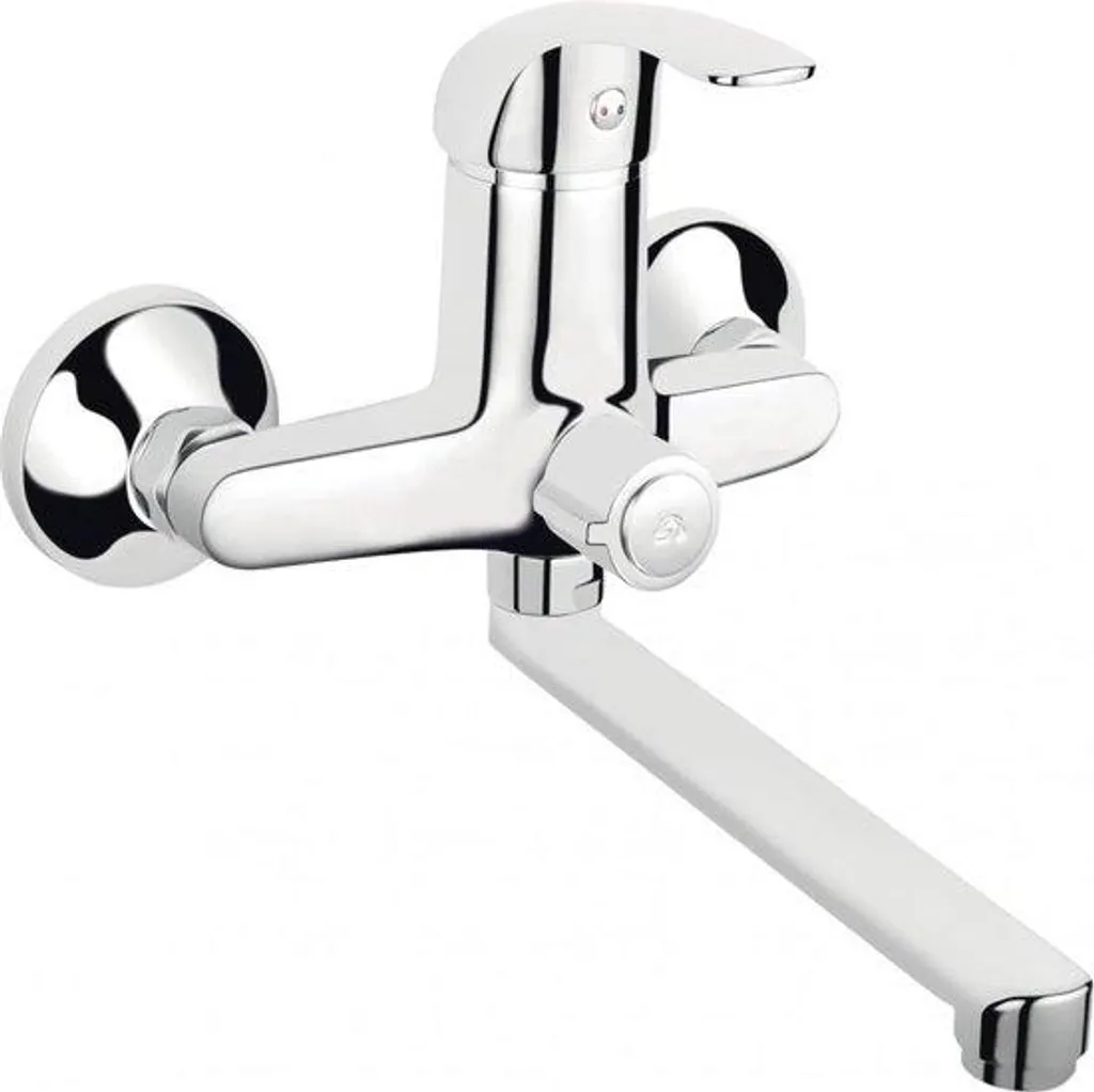 Robinet de douche en laiton avec raccord flexible et vanne quart de tour