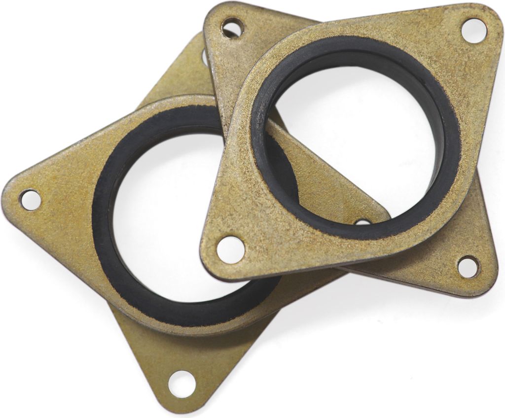 4pcs Messing & Gummi Schrittmotor Vibrationsdämpfer Stoßdämpfer Pad mit M3 Schrauben Kompatibel mit NEMA 17 Schrittmotor Ersatz für Creality CR...