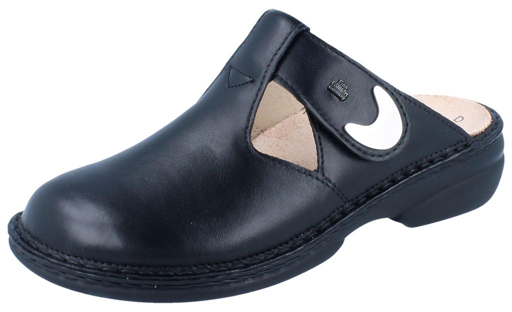 Finn Comfort Belem damespantoef, comfortabel, zwart, leer, Productafbeelding 