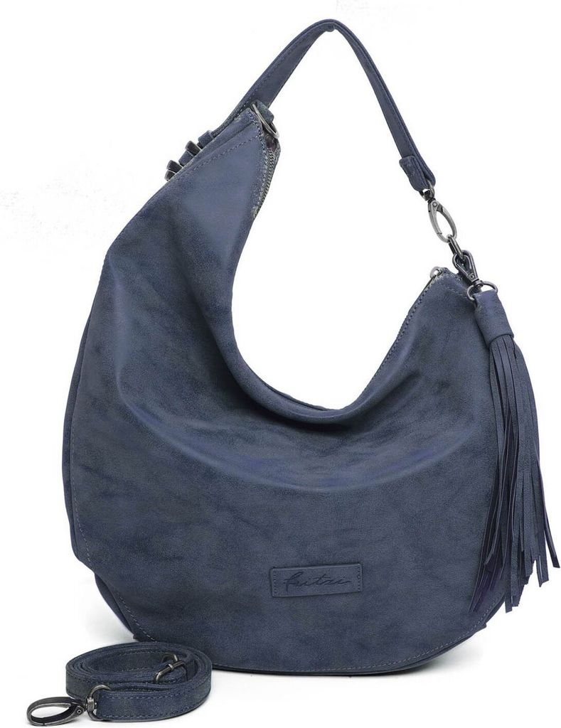 Fritzi aus Preußen Umhängetasche Vintage Fritzi36 Hobo Bag True Blue blau
