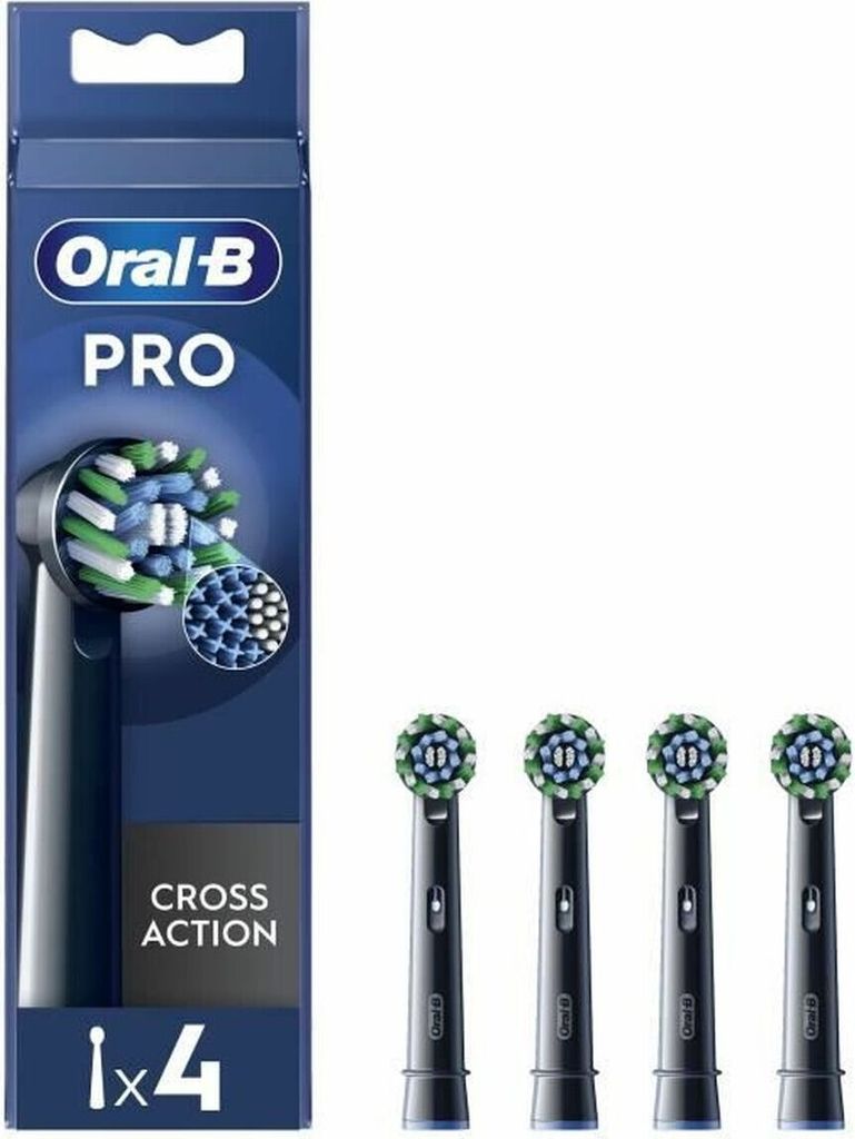 Oral B Pro Cross Action Schwarz Aufsteckbürsten Elektrische Produktbild 