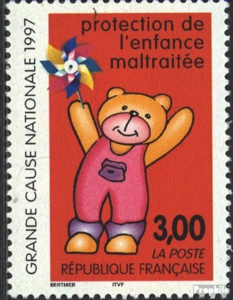 Briefmarken Frankreich 1997 Mi 3264 (kompl.Ausg.) postfrisch Kinderschutz