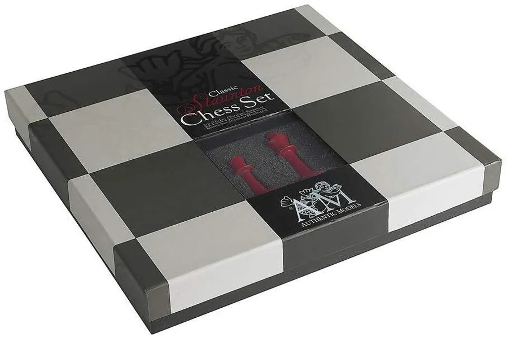 Coffret cadeau jeu d'échecs Staunton Master pour soirées stratégiques