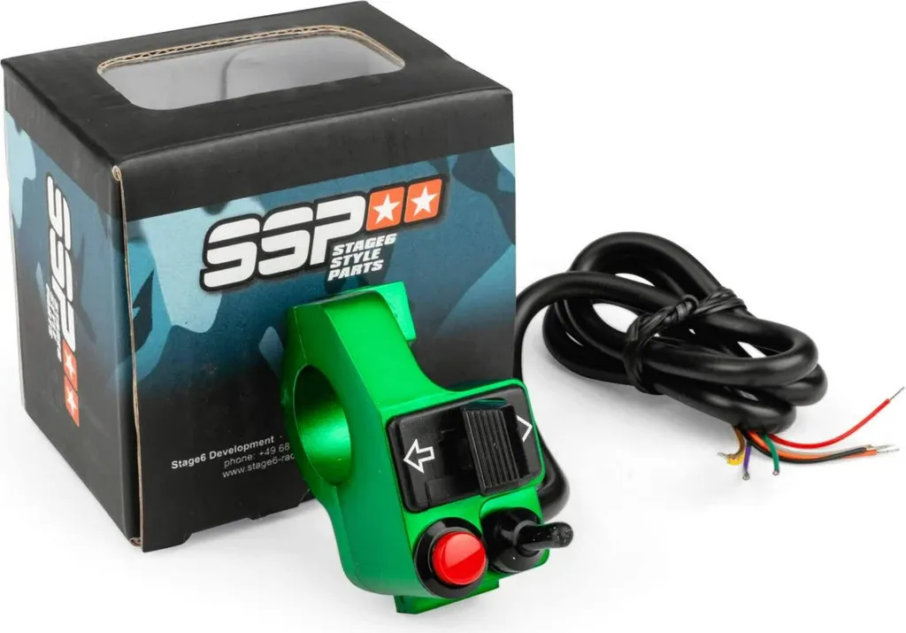 Commutateur Stage6 Green interrupteur pour pompe à eau et phare LED