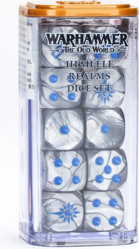 Würfel Warhammer The Old World - High Elf Realms Dice (20 Stck)