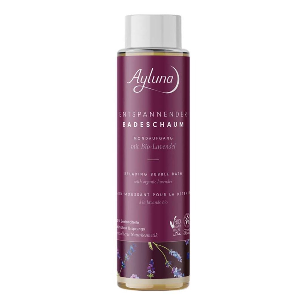 Ayluna Mondaufgang - Entspannender Badeschaum mit Bio-Lavendel Bio 400ml