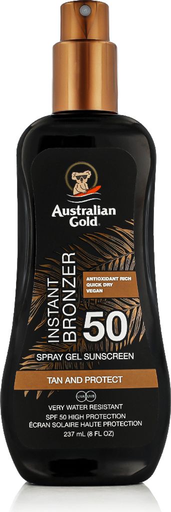 Australian Gold Zonnebrandcrème in Spray met Bronzer, SPF Productafbeelding 