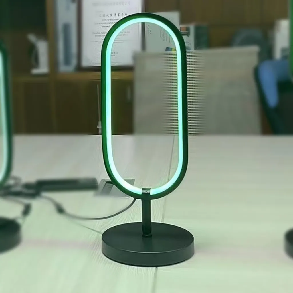 Lampe LED Rechargeable USB Iconic Noir - Intensité Variable et Design Chic