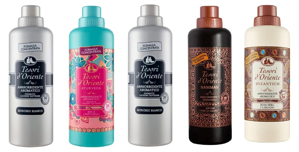 TESTPAKET Tesori D'Oriente 5 x 750ml Weichspüler