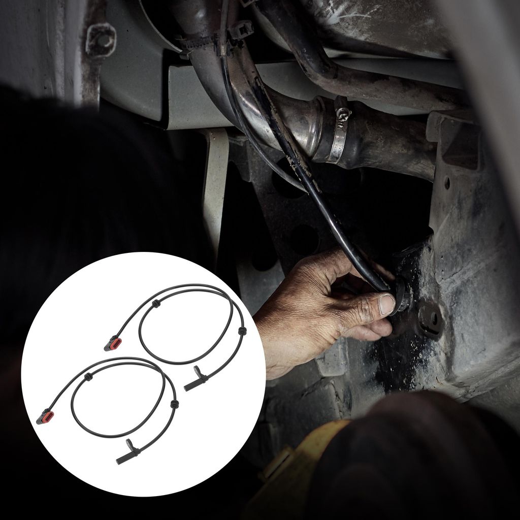 ABS Raddrehzahlsensor für Mercedes-Benz C250 Langlebig Nr. A2049050100 | Hinterer linker rechter ABS-Drehzahlsensor 2 Stück für Mercedes-Benz C3...
