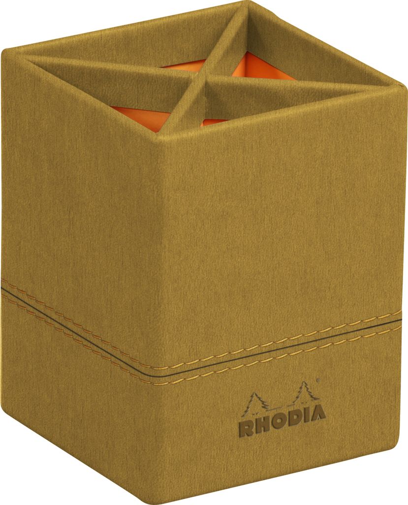 Rhodia Stifteköcher 8x11 gold