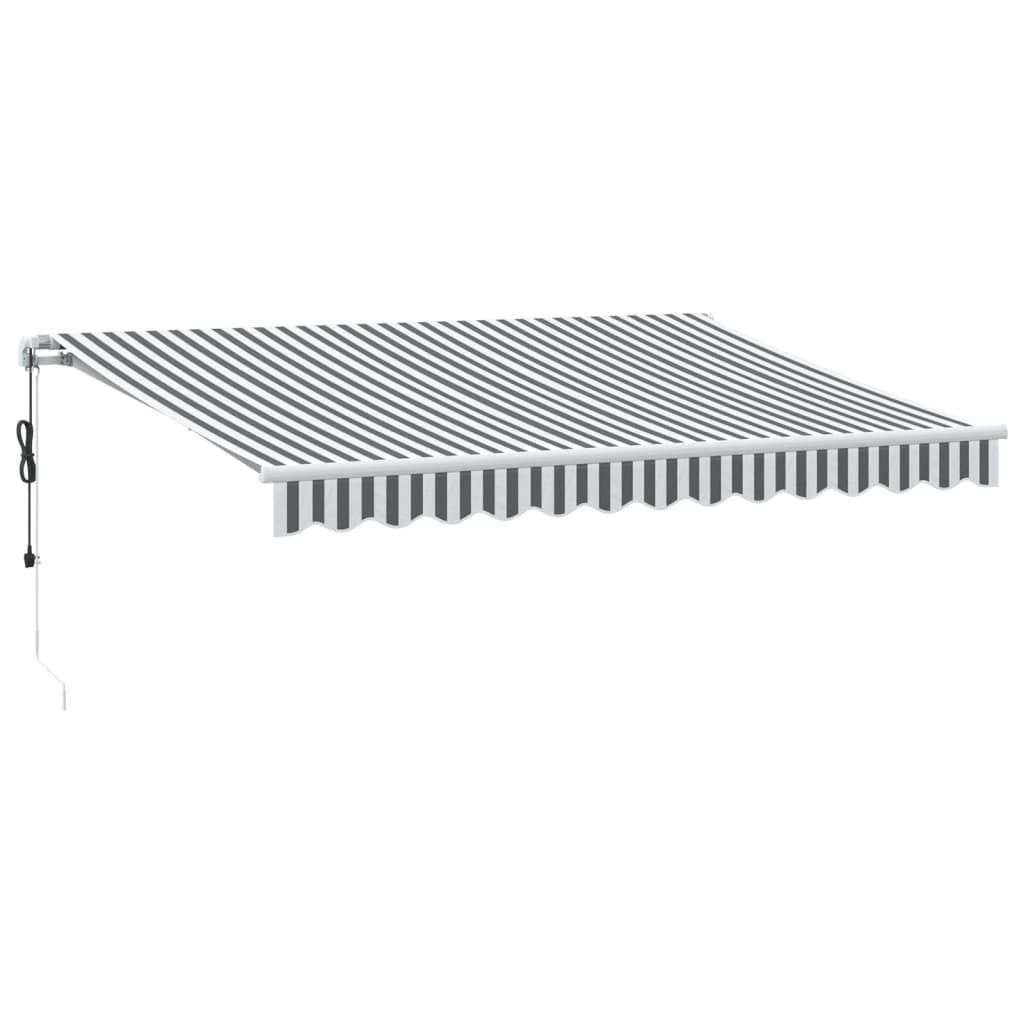 markýza vidaXL Automatic Anthracite & White 350x250 cm Obrázek produktu 