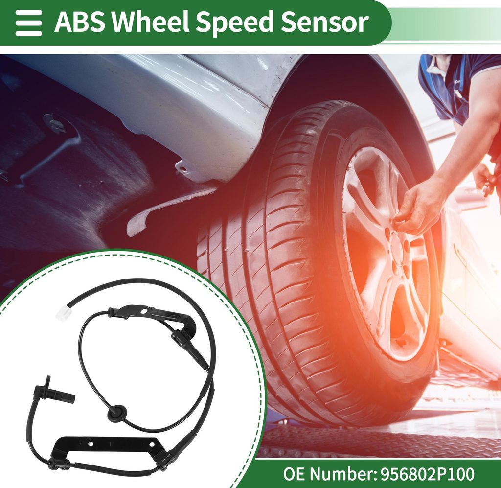 ABS Raddrehzahl Sensor Hinten Links ABS Sensor Blockierschutz Bremsen System Sensor Nr. 956802P100 für Kia Sorento 2009-2012