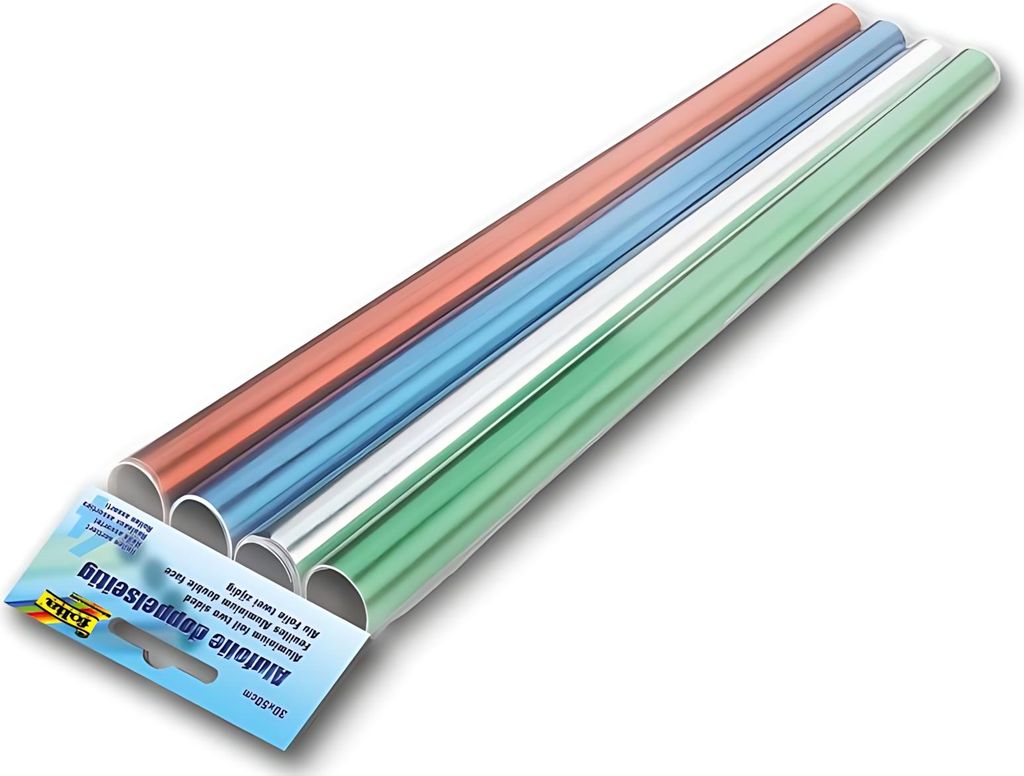 folia Alu-Bastelfolie (B)300 x (L)500 mm farbig sortiert 4 Produktbild 