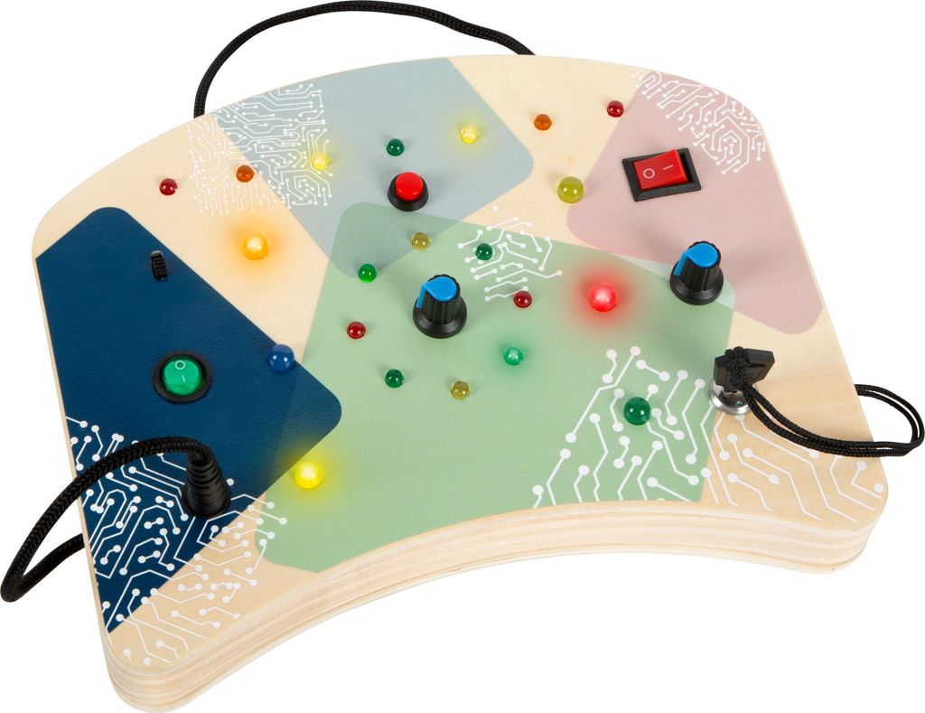 Small Foot - Tableau d'activité LED en bois avec lumière et Image du produit 