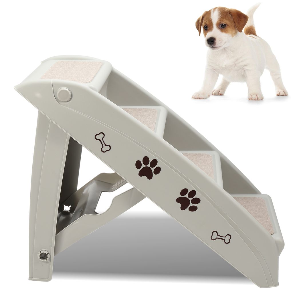 TolleTour Klappbar Hundetreppe 4 Stufen Haustiertreppe Produktbild 