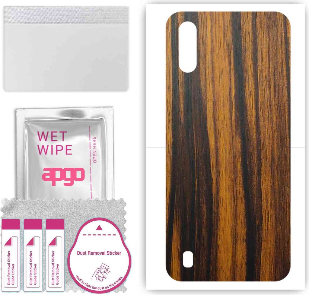apgo Rückseite Schutzfolie, Skin, kompatibel mit Samsung Galaxy A01, Hinten Displayschutzfolie aus Vinylfolie, kratzfest, einfache Montage - Tiger...