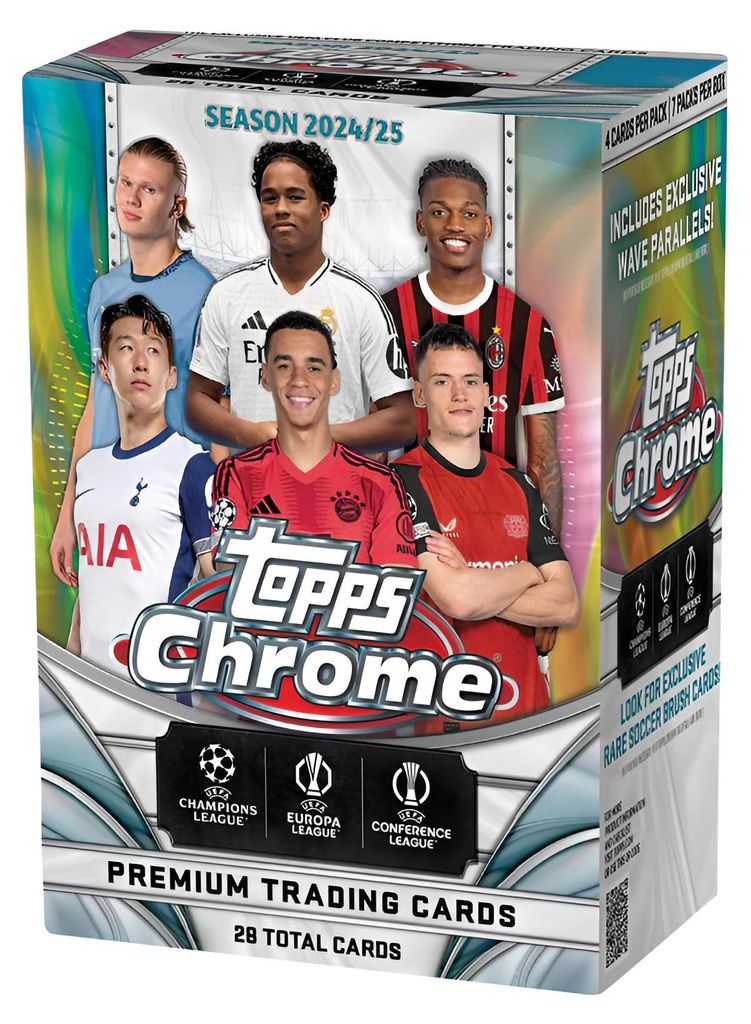 2024-25 Topps Chrome UEFA Club Competitions (Value Produktbild 