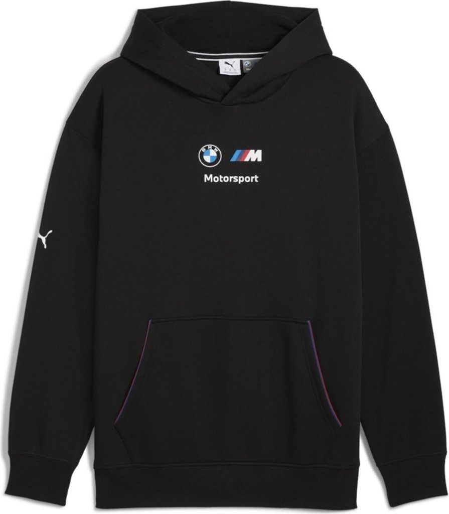 Puma BMW MMS ESS+ Fleece Hoodie Pullover Herren, Größe:L, Farbe:Schwarz