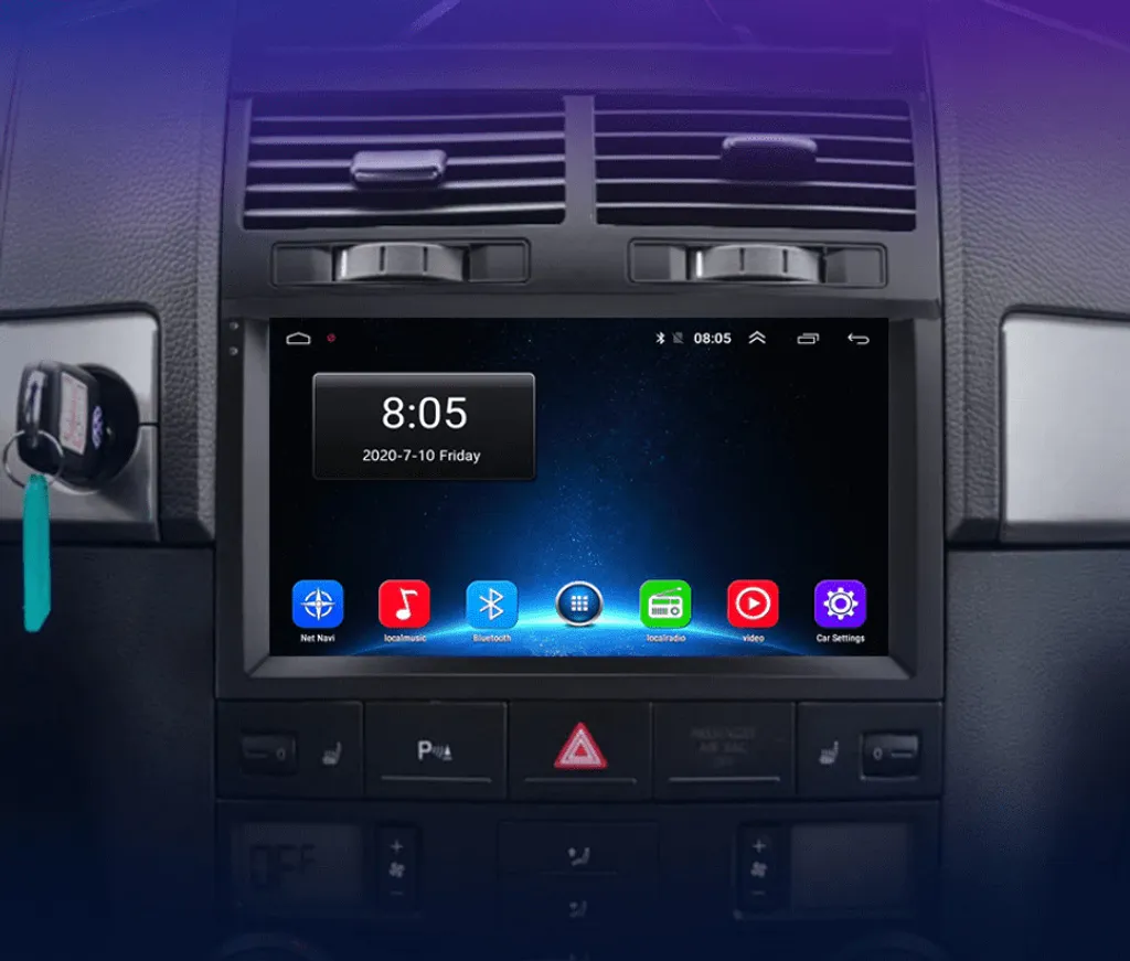 Station Multimédia Android 9" pour VW Touareg 2002-2011 avec Bluetooth - 2