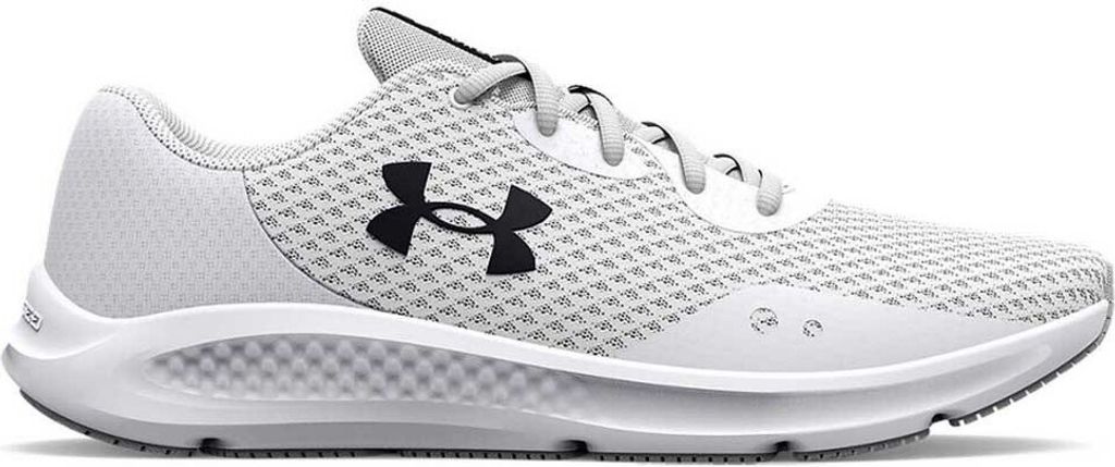Under Armour Women's UA Charged Pursuit 3 Running Shoes White/Halo Gray 40,5 Straßenlaufschuhe
