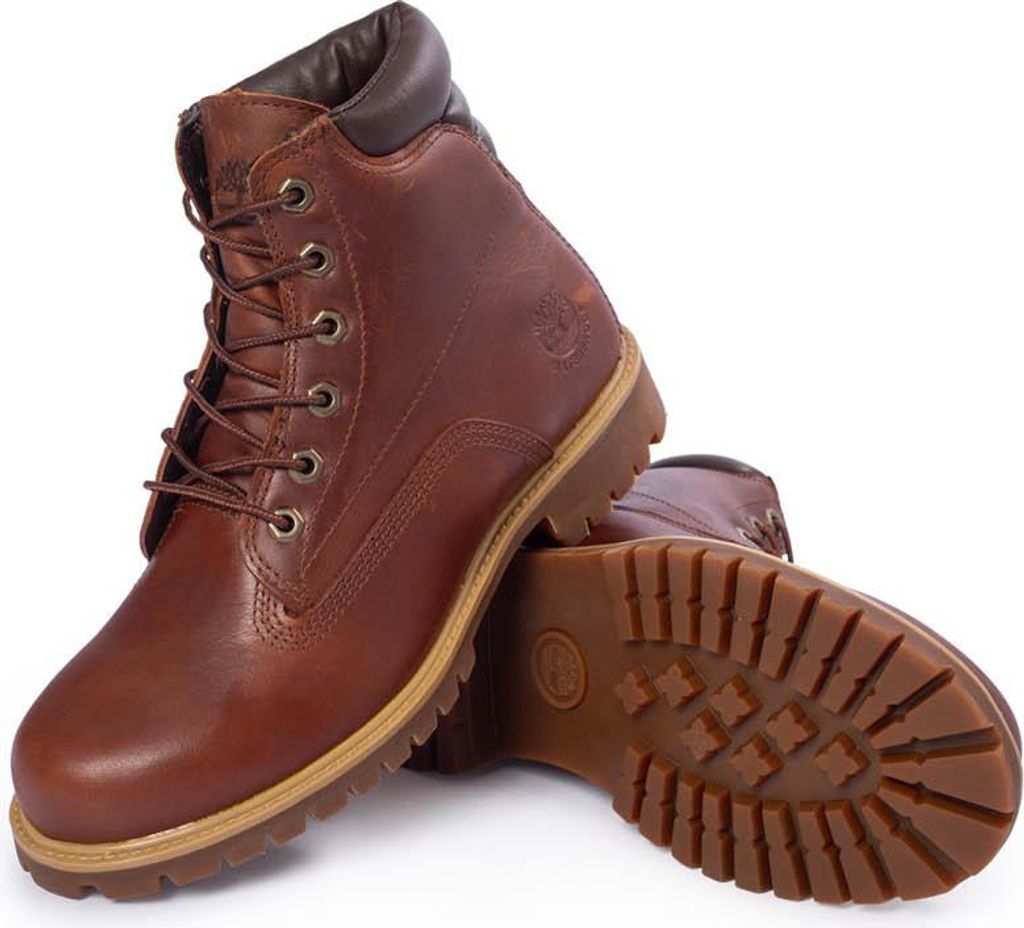 TIMBERLAND - Scarponcini 6 inch Albur uomo in pelle marrone Immagine del prodotto 