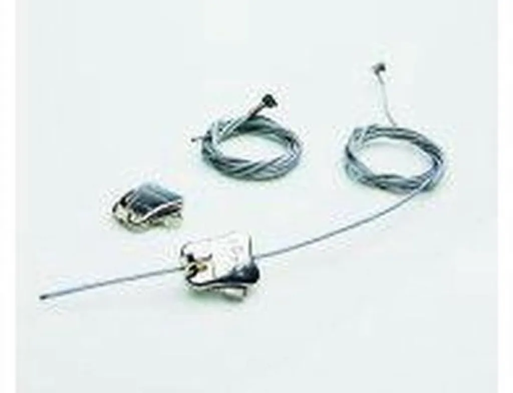 Kit de suspension à câble métallique réglable avec fixations de sécurité