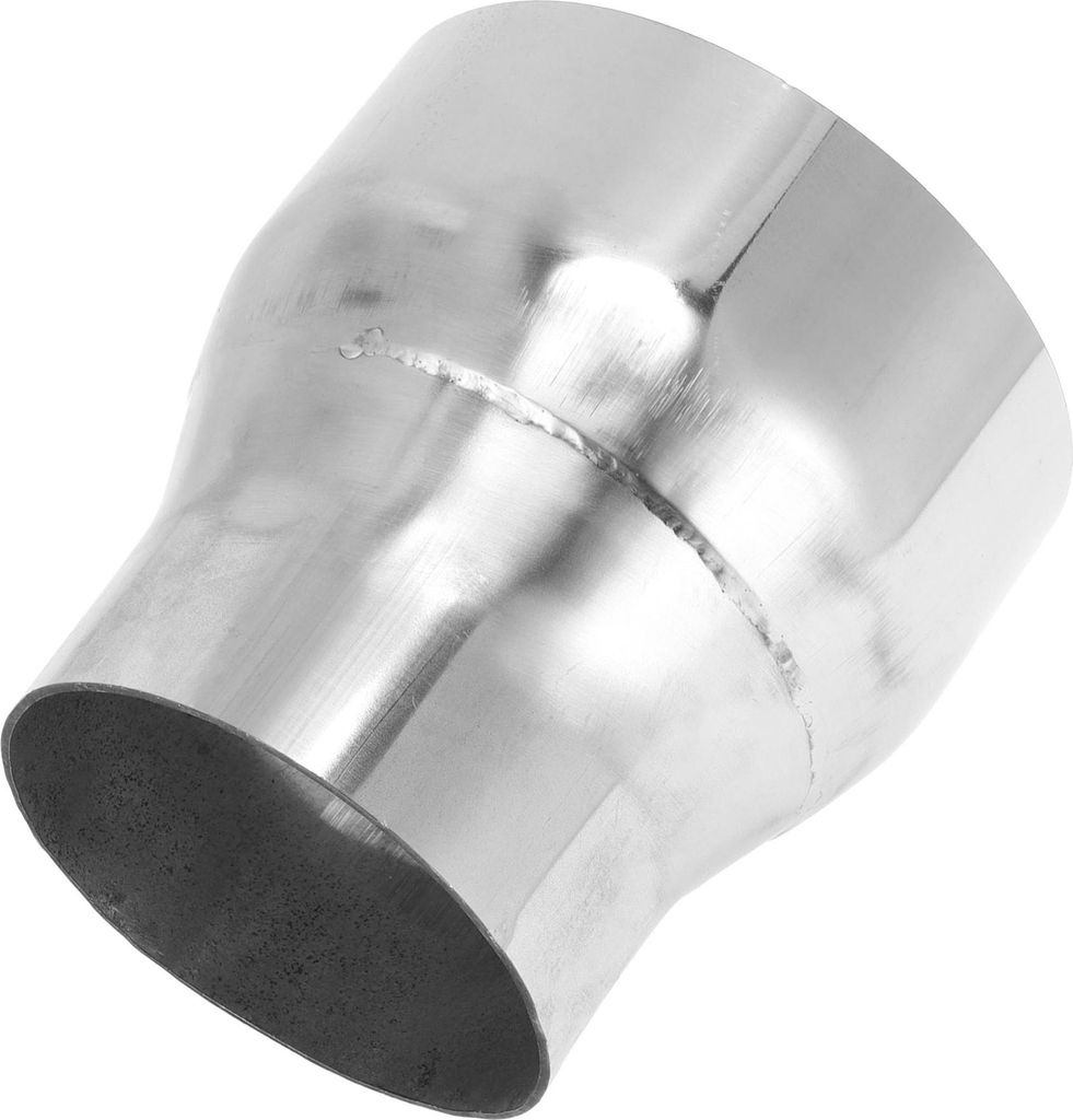 Mandrel Auspuffrohradapter Konzentrischer Reduzierer Auto Auspuffrohrrohrleitung Adapter 3" OD auf 4" OD 4" Länge 201 Edelstahl Silberton