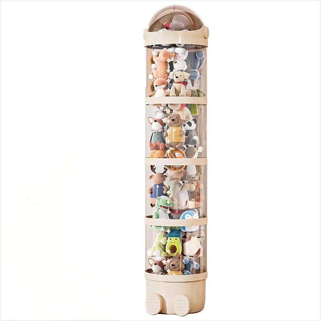 Seau de rangement pour jouets et peluches - Tour de stockage grand volume