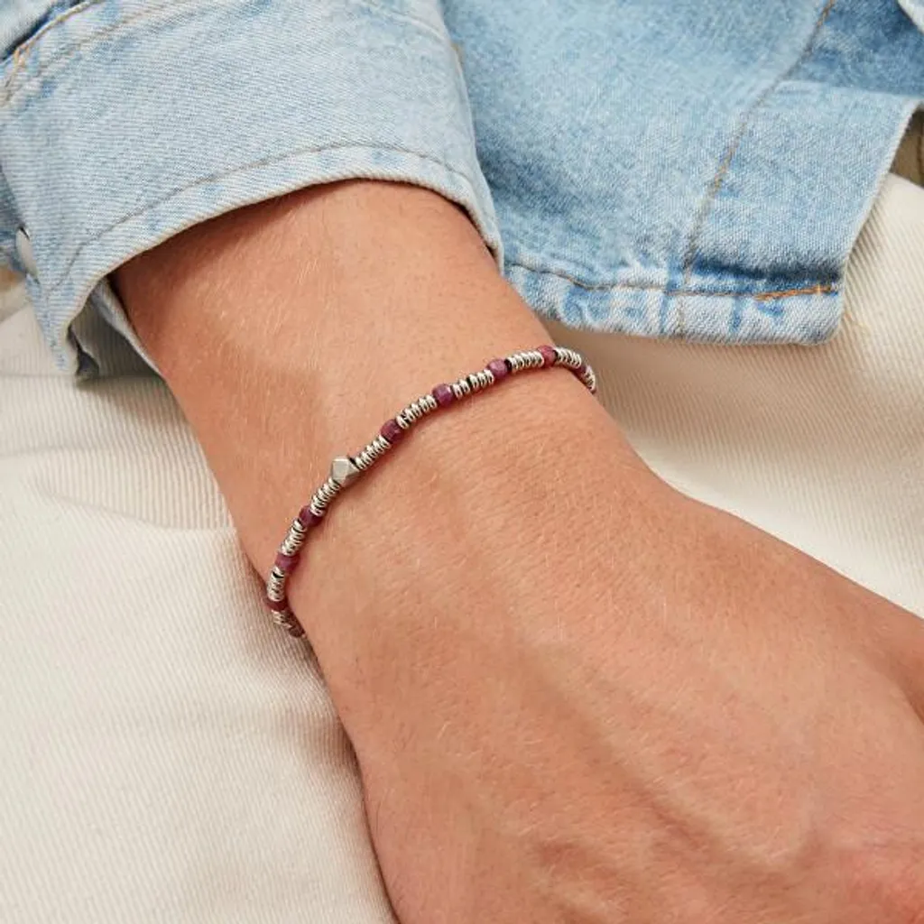 Bracelet perles et rubis Priam - Le cadeau idéal pour un anniversaire