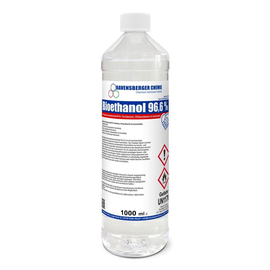 Ravensberger Chemie Bioethanol 96,6 % Premium Produktbild 