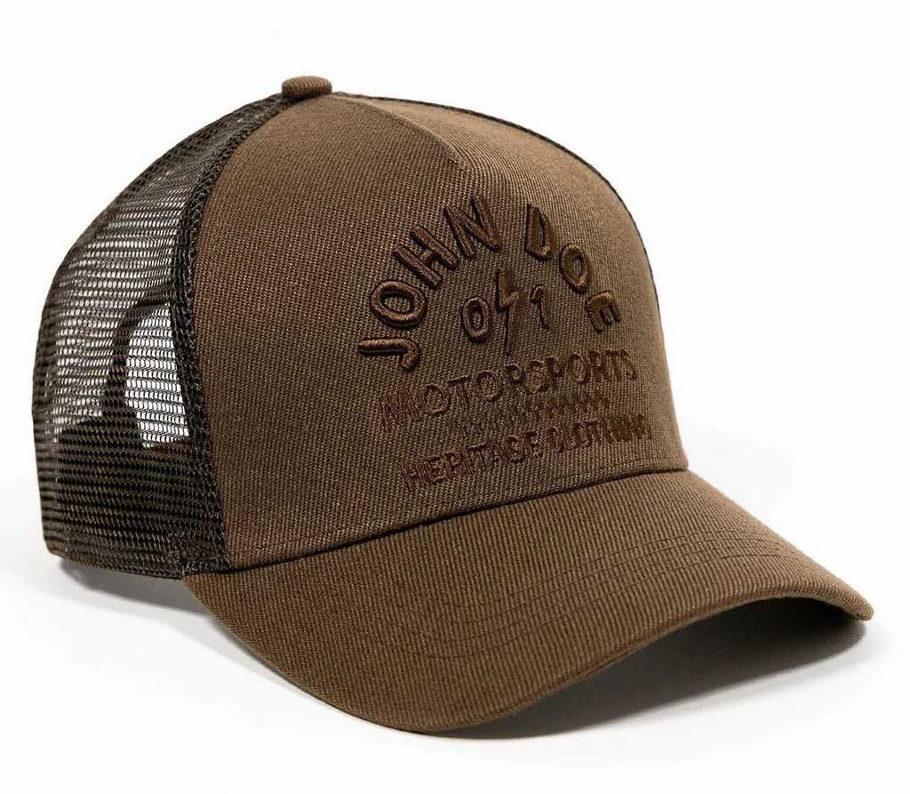 John Doe Cap Heritage Brown - Cappello Trucker Vintage Moto Shop