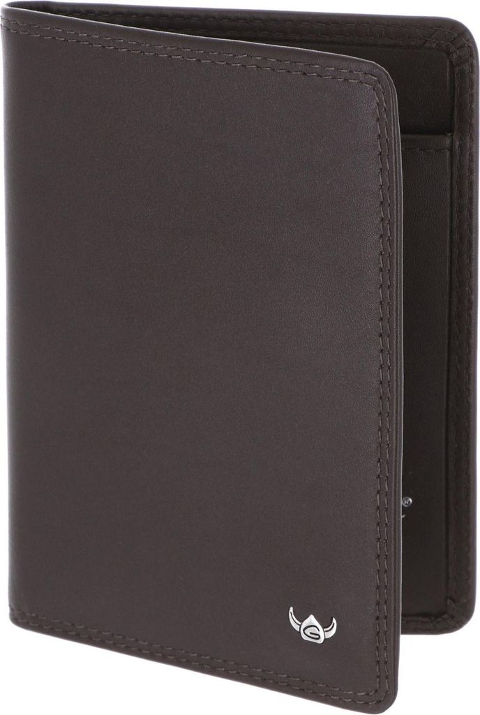 Golden Head Leder Polo RFID Protect Ausweisetui 4480 Dunkelbraun