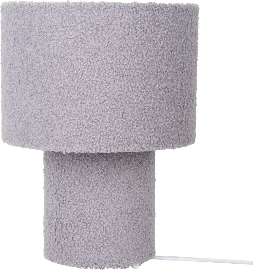 Näve Leuchten Tischleuchte FLUFFY mit E27 Tischleuchte FLUFFY mit E27 Tischleuchten - Tischleuchte "FLUFFY" H: 31cm almond, Tischlampe im Retro St...