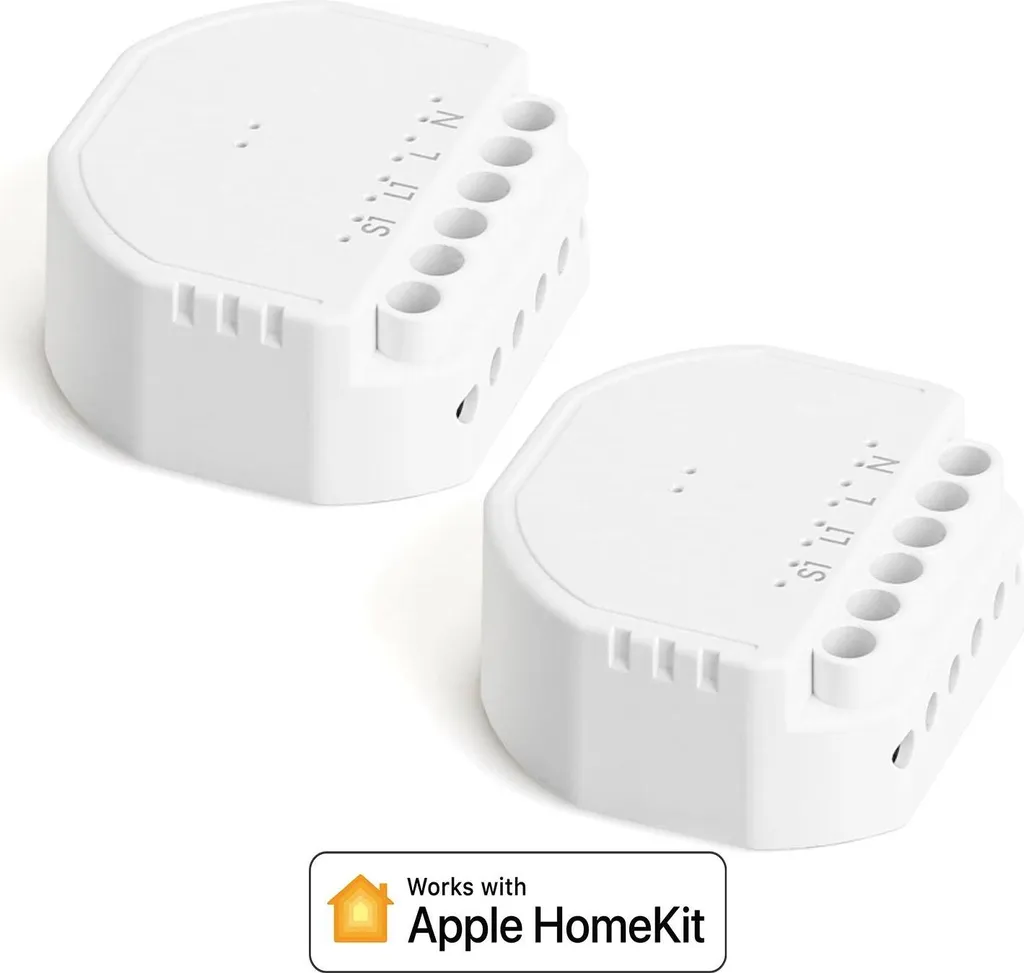 Module Smart Switch WiFi HomeKit avec Commande Vocale - Pack de 2 Unités - 2