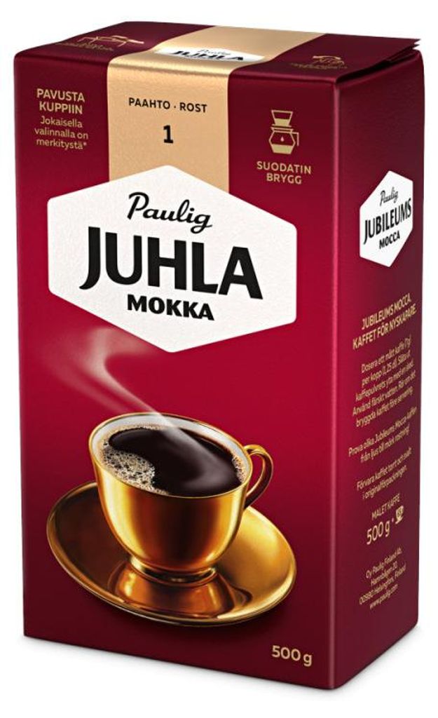 Paulig Juhla Mokka gemahlener Kaffee, 500 g Produktbild 