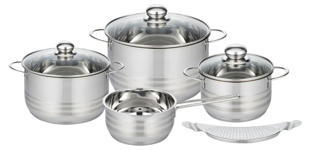 ELO Brillant Set de 4 pots, acier inoxydable ELO BASIC Image du produit 