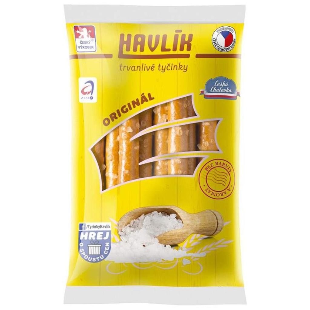 Havlik bâtonnets tchèques salés 90 g Image du produit 