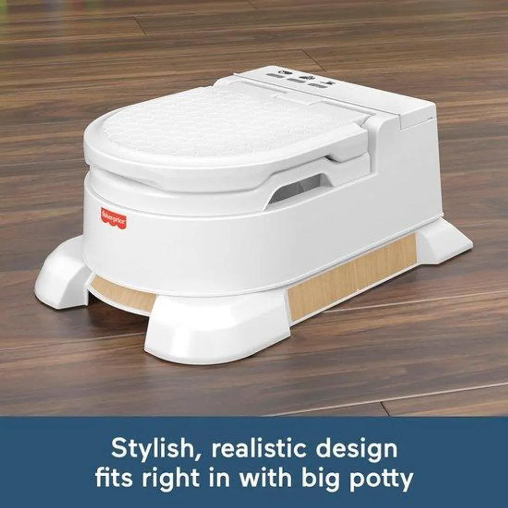 Pot de luxe 4 en 1 pour bébé avec siège de toilettes amovible et support