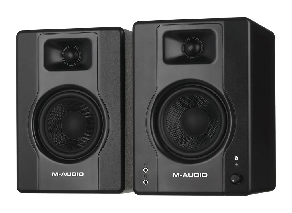 M-AUDIO BX4 BT Enceinte 50W Multimédia avec Haut-parleur en Kevlar