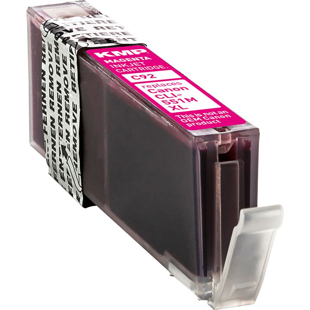 KMP Tintenpatrone passend für Canon CLI551MXL Magenta Produktbild 