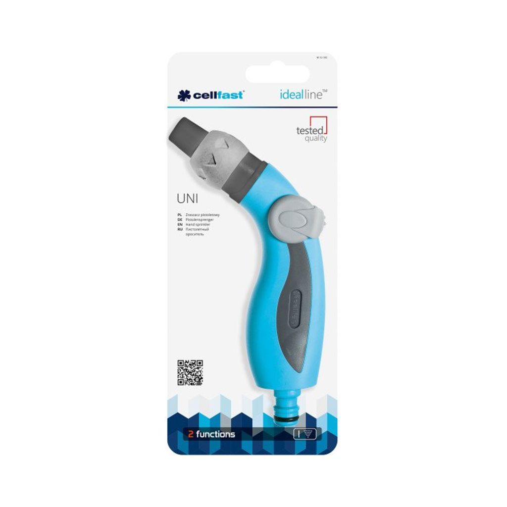Cellfast Regner, Pistole, stufenlos einstellbar, Uni Ideal