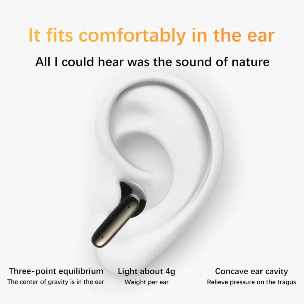 Écouteurs Bluetooth TWS J11 Pro Blanc avec réduction de bruit active