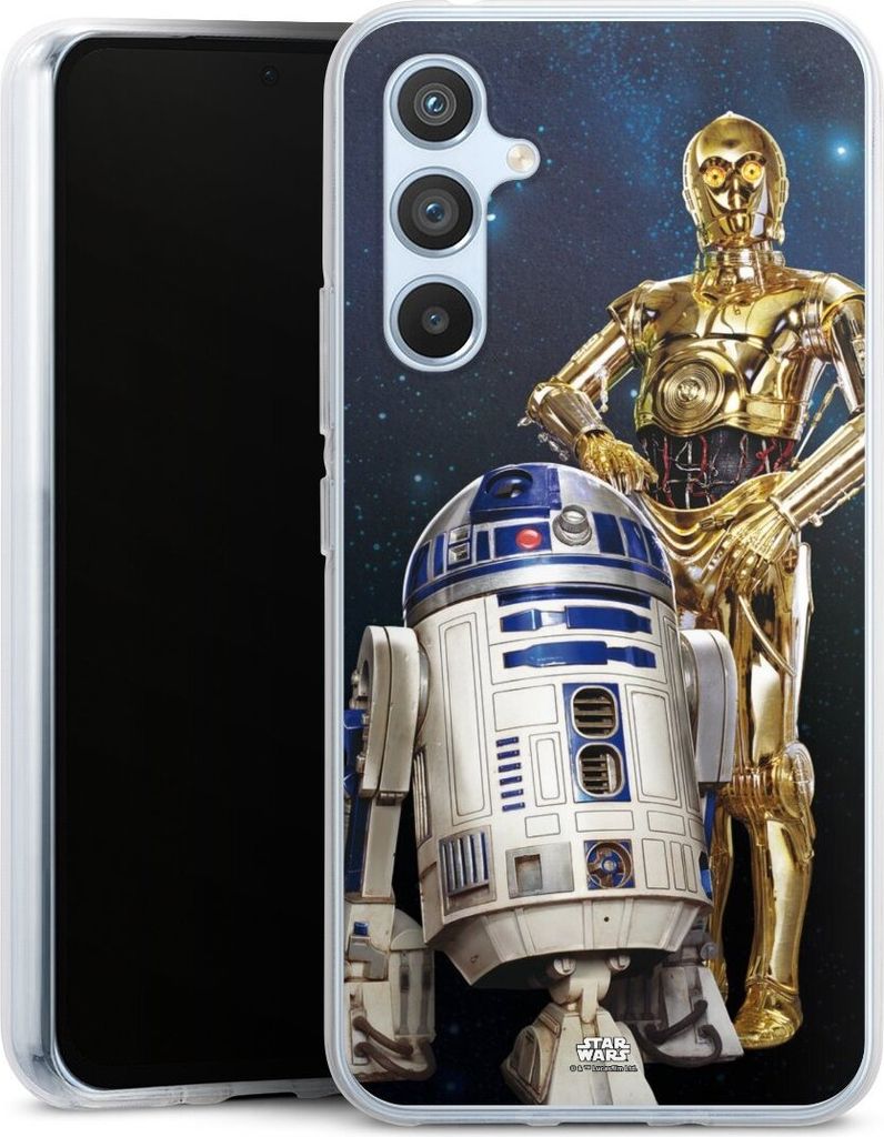 DeinDesign Handyhülle für Samsung Galaxy A54 5G Silikon Hülle Case Smartphone Schutzhülle Star Wars Weltall R2D2