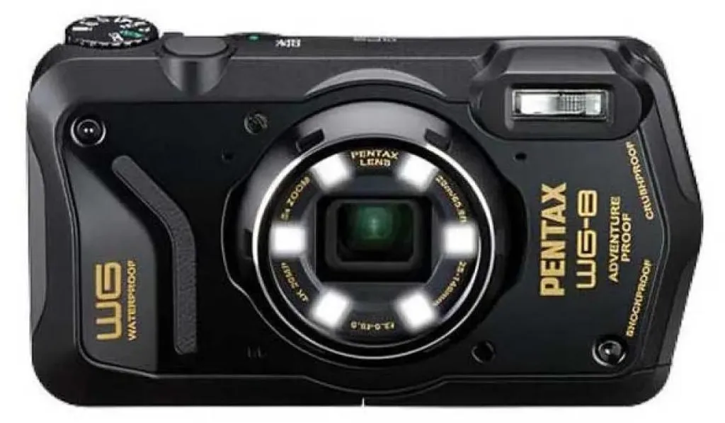 Appareil Photo Étanche Pentax WG-8 Noir Antichoc pour Plongée et Outdoor