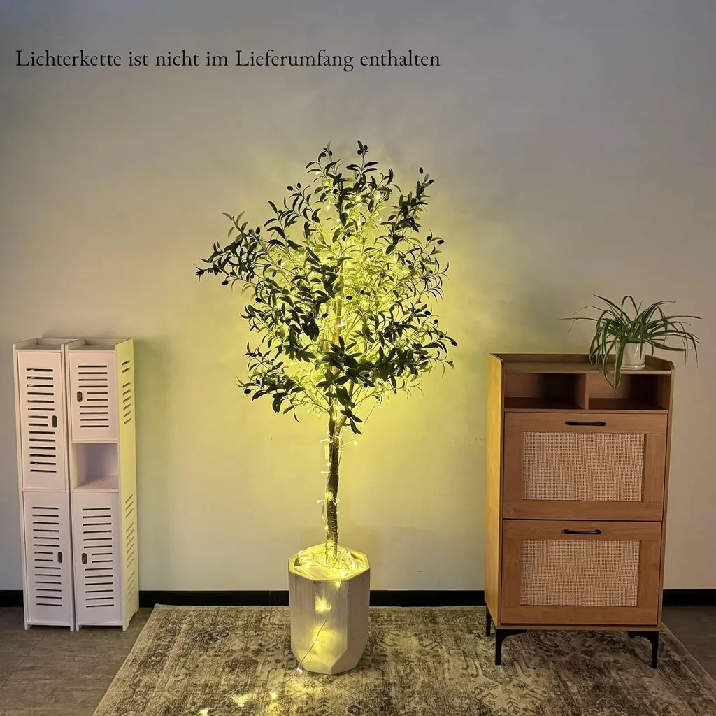Olivier artificiel 180cm : la solution pour un intérieur vert et chic