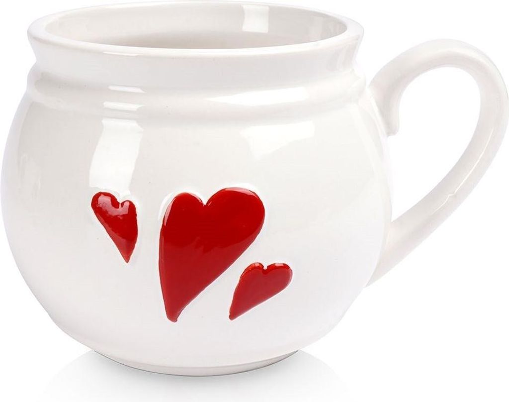 Tasse für Kaffee, Tee und Glühwein mit schönem Muster