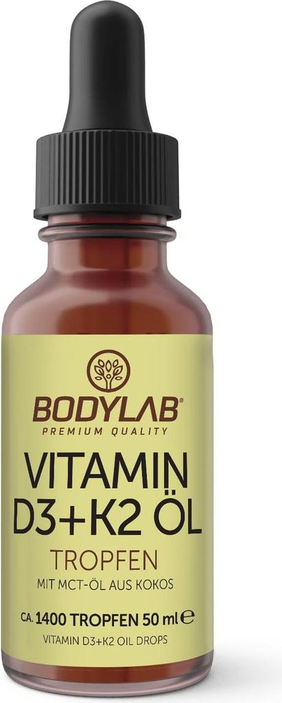 BODYLAB Vitamin D3+K2 Öl Tropfen - 50ml