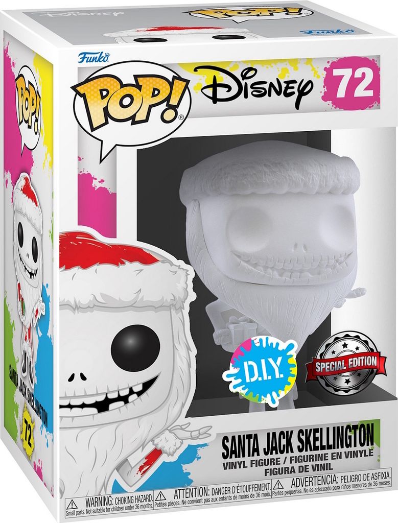 Disney - Santa Jack Skellington 72 D.I.Y. Special Edition - Funko Pop! Vinyl Figur