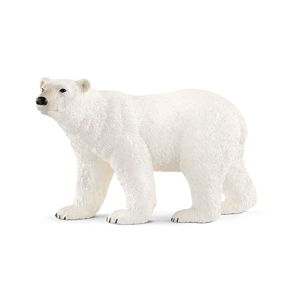 Ours polaire Schleich 17004 Wild Life figurine peinte à la main 12cm
